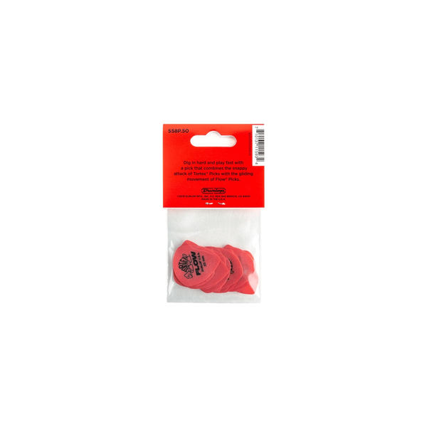 Dunlop 558P050 Tortex Flow Standard .50 mm Player's Pack/12