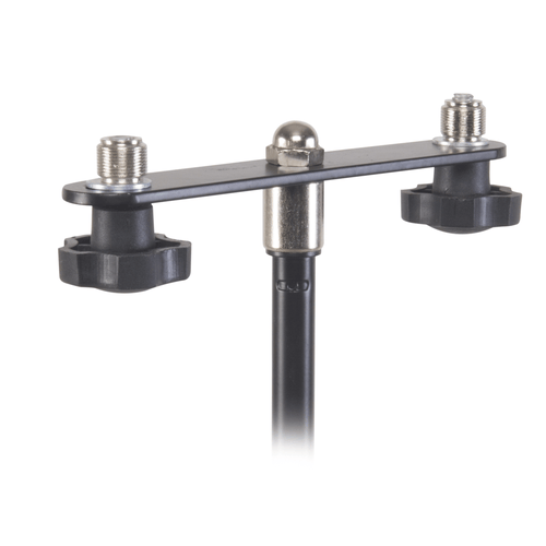 PROEL STAGE Supporto in acciaio con aggancio per 2 supporti microfonici.