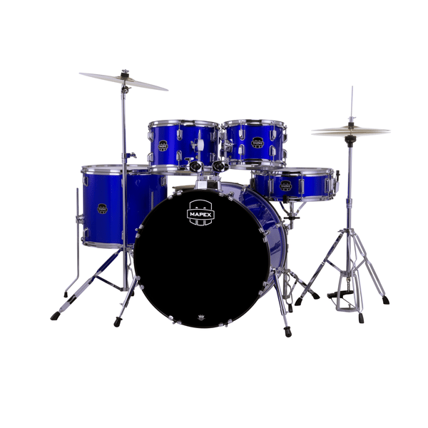 MAPEX IT CM5294FTCIB COMET ROCK 5 PEZZI INDIGO BLUE CON PIATTI