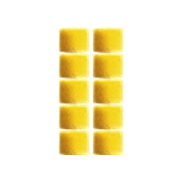 Shure EAYLF1-10 Inserti cilindrici memory foam Gialli