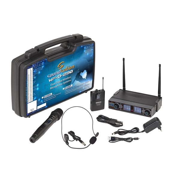 SOUNDSATION Radiomicrofono UHF Digitale Doppio. Modello WF-D290HP MKII