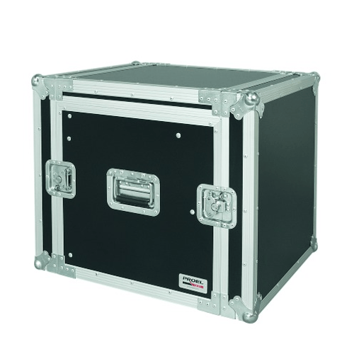 PROEL STAGE Custodie combo 19 10U con portamixer 10u regolabile in altezza, profondità utile corpo 45cm.