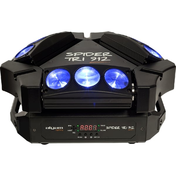Algam Lighting SPIDER-TRI-912 Mini Barre Motorizzate Beam 9x12W