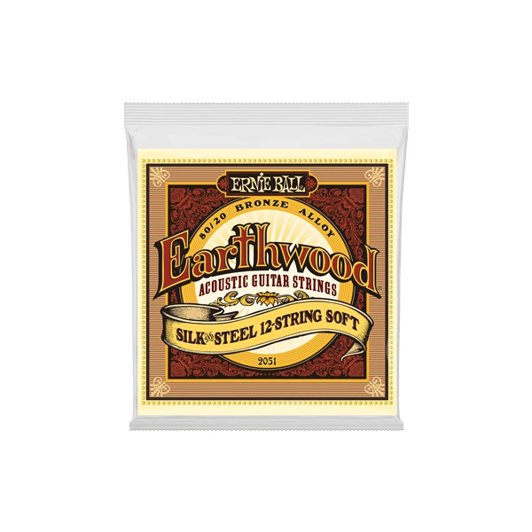 Ernie Ball 2051 Earthwood Silk &amp; Steel 80/20 Bronze Soft 9-46