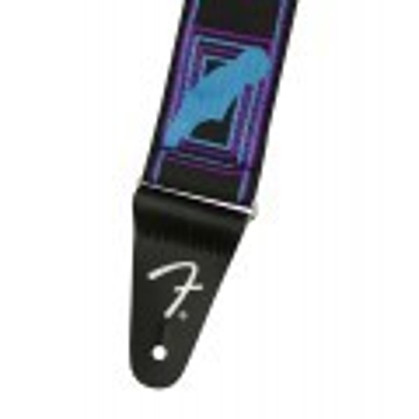 Tracolla Fender Neon Monogrammed, Purple/Blue. Modello 0990681305