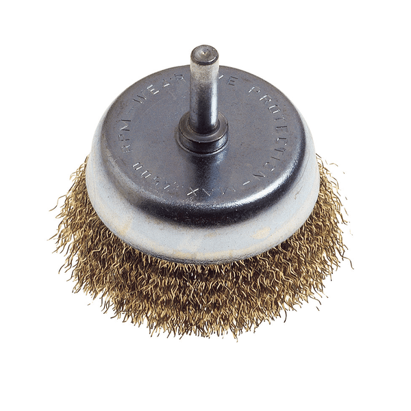POGGI 485.00 SPAZZOLA A TAZZA ACCIAIO G6 D 70 MM