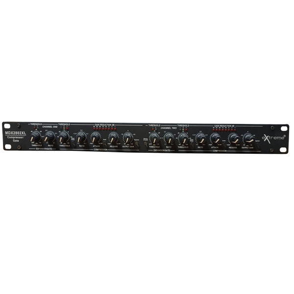 EXTREME MDX2802XL COMPRESSORE ANALOGICO LIMITER + EXPANDER + GATE MONTAGGIO A RACK