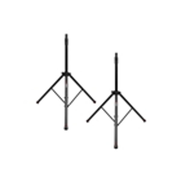 Gator Frameworks GFW-SPK-3000SET - Coppia di supporti per diffusori deluxe con borsa
