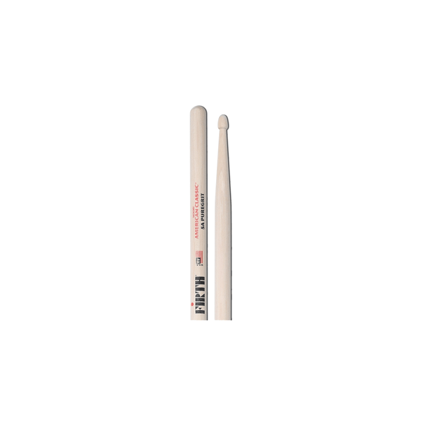Vic Firth 5APG - Bacchette American Classic con punta in legno PureGrit
