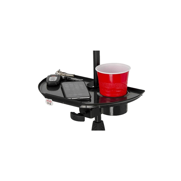 Gator Frameworks GFW-MICACCTRAY Vassoio per accessori con portabicchiere per asta microfonica&lt;br&gt;
