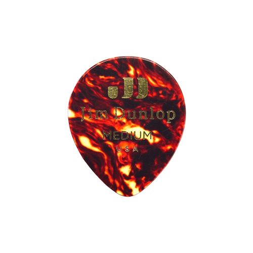 Dunlop 485R-05MD Celluloid Teardrop, Shell Medium Refill Bag/72
