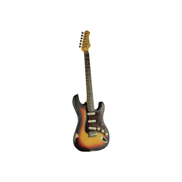 Eko Guitars S-300 Relic Sunburst