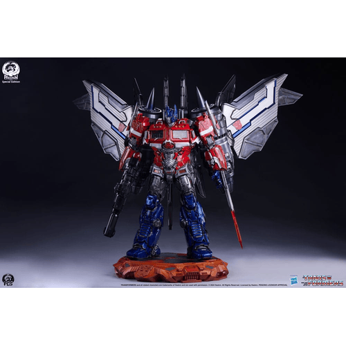 Transformers statuette Museum Scale Optimus Prime Jet Convoy Edition 87 cm