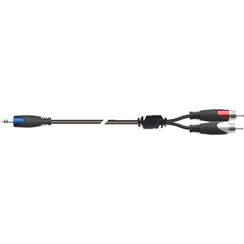 Quik Lok SX/40-3K Cavo Minijack Stereo/2 RCA Maschio
