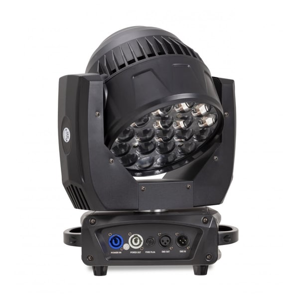 Set 2 Testa Mobile a LED con zoom CENTOLIGHT Thesis 1915 Z 19 x 15W con case. Modello THESIS 1915Z-SET