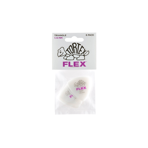 Dunlop 456P1.14 Tortex Flex Triangle 1.14 mm Pack/6
