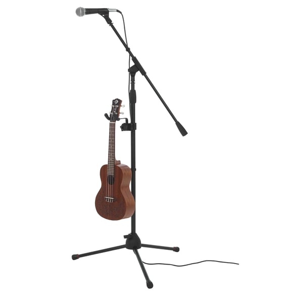 Gator Frameworks GFW-MICUKE-HNGR - Supporto con morsetto per ukulele o mandolino