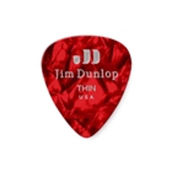Dunlop 483P#09 Red Perloid - Thin
