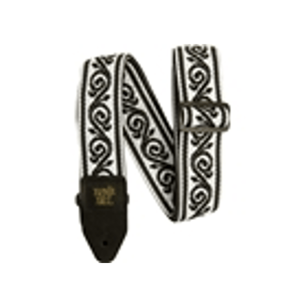 Ernie Ball 5342 Black Vine Jacquard Strap