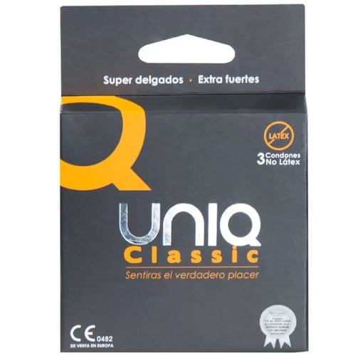 PRESERVATIVO SENZA LATTICE UNIQ CLASSIC 3 UNITÀ