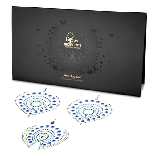 BIJOUX INDISCRETS FLAMBOYANT BLEU&amp;VERT
