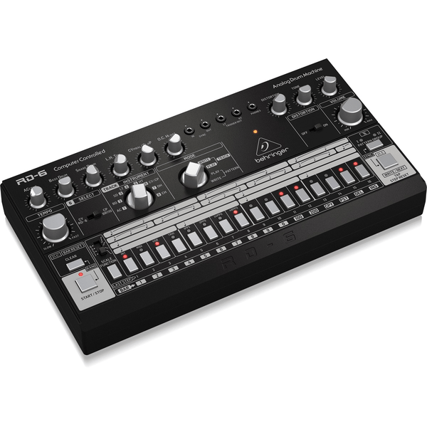 BEHRINGER RD-6 BK RHYTHM DESIGNER BLACK DRUM MACHINE NERA