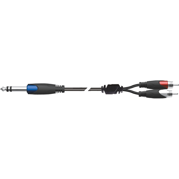 Quik Lok SX/12-3K Jack Stereo/2 RCA Maschio