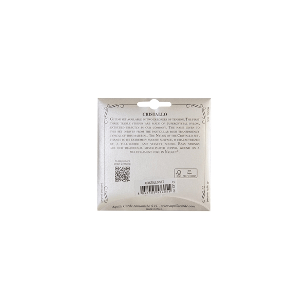 Aquila 131C CRISTALLO Guit Set N tens