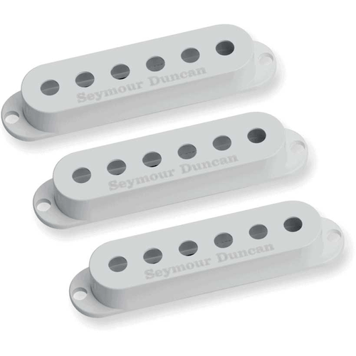 SEYMOUR DUNCAN S-COVER WHITE (3) LOGO