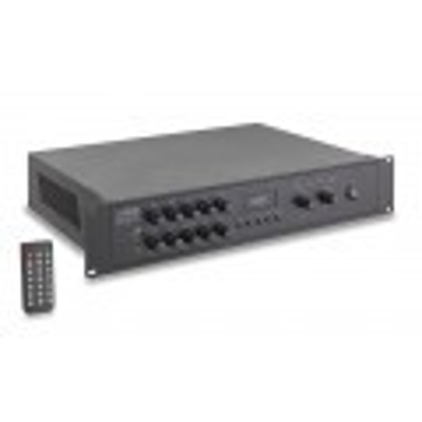 HELVIA Mixer-Amplificatore 2-Zone 240W 2-Unità Rack con DAB+/FM/USB/BT