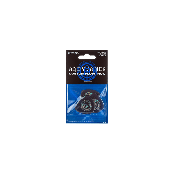 Dunlop 546PAJ200 Andy James Flow Jumbo 2.0 mm Player's Pack/3