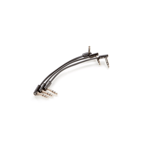 Mxr 3PDCISTR06R Cavi Patch Ribbon TRS 15cm confezione da 3
