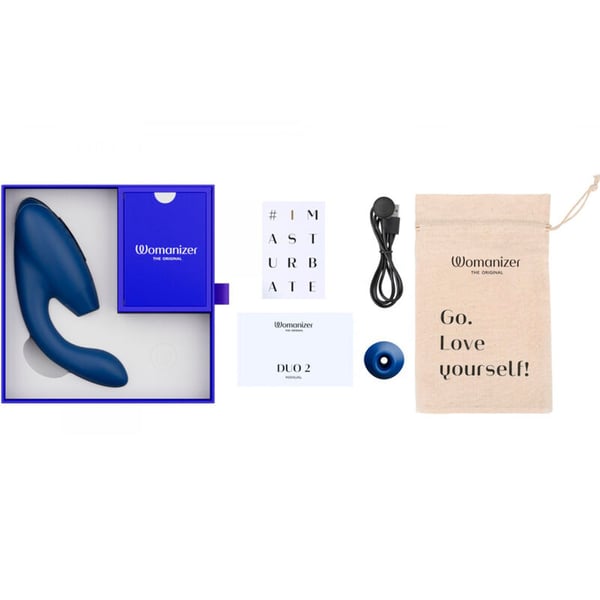 WOMANIZER - DUO 2 STIMULATOR BLUE