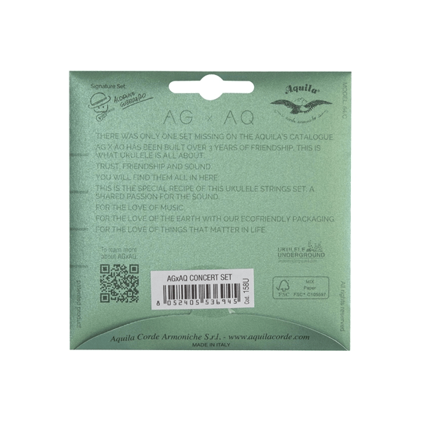 Aquila 158U AGXAQ Ukulele Set, GCEA