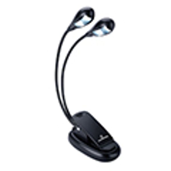 SOUNDSATION Lampada doppia a clip per leggio (2x2 LED)