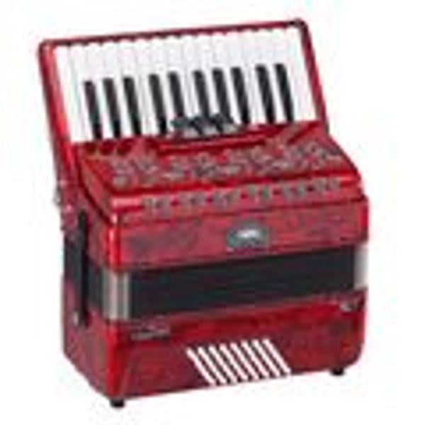 SOUNDSATION Fisarmonica 48 bassi 26 tasti rossa