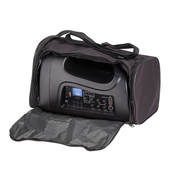 SOUNDSATION Amplificatore Portatile con radiomicrofono UHF a 16-canali, lettore MP3 e Blutooth™
