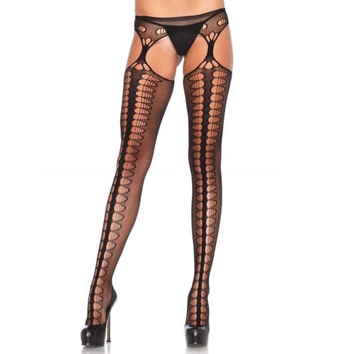 COLLANT LEG AVENUE CON GIARRETTIERA ESCLUSIVO NERO