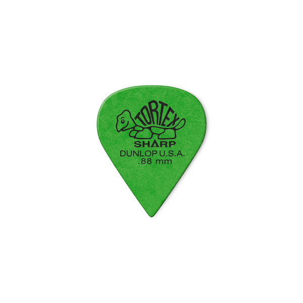 Dunlop 412R.88 Tortex Sharp Green