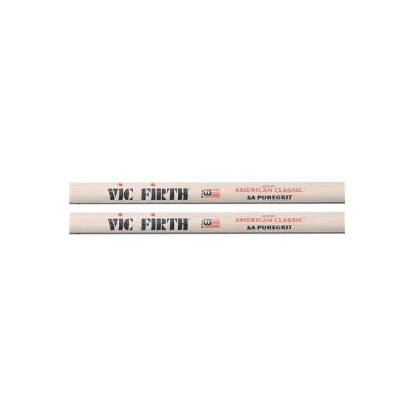 Vic Firth 5APG - Bacchette American Classic con punta in legno PureGrit