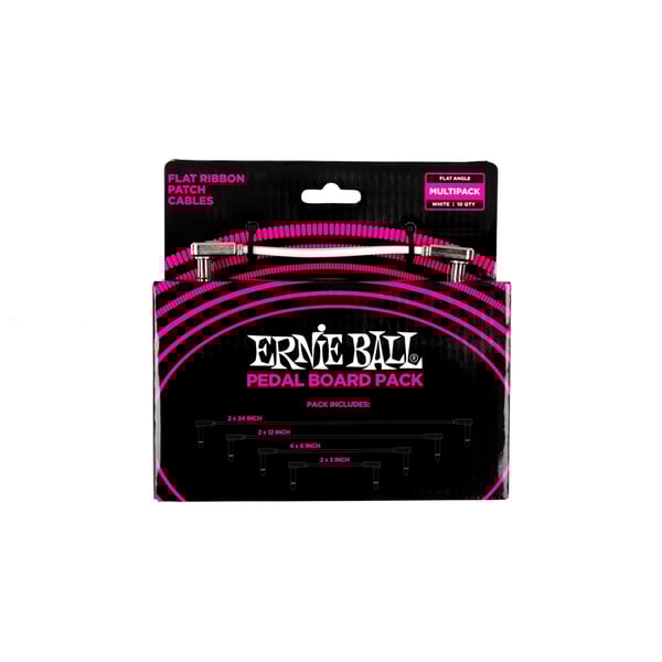 Ernie Ball Cavi patch piatti 6387 White Multi-pack