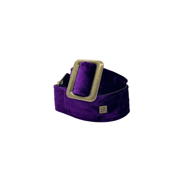 Get'm Get'm Velvet Cuscino Viola Schiacciato