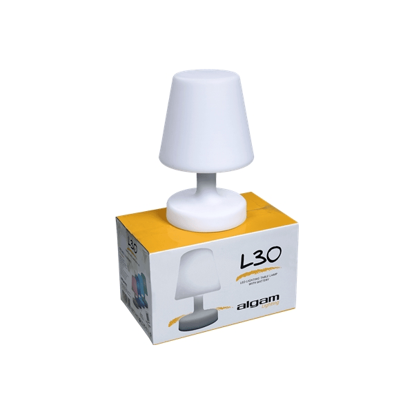 Algam Lighting L-30 Lampada da Tavolo Luminosa Decorativa