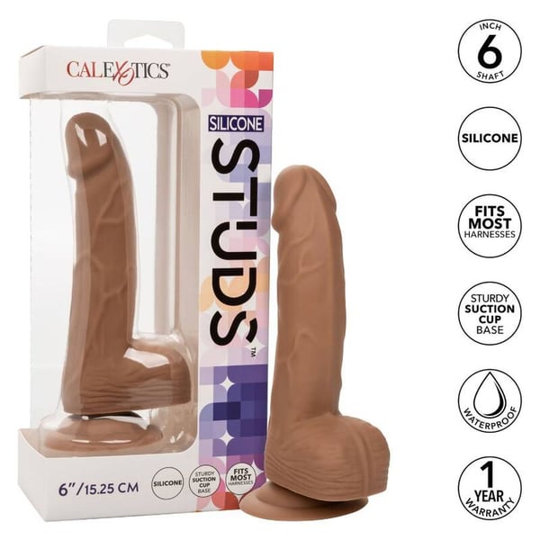 CALIFORNIA EXOTICS SILIKONSTIEFEL 15,24 CM BRAUN