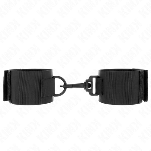KINK WRIST RESTRAINT KINK - POGGIPOLSO IN NYLON NERO
