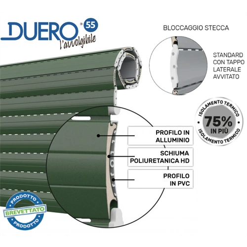 Tapparelle a risparmio energetico 13x55 DUERO 55