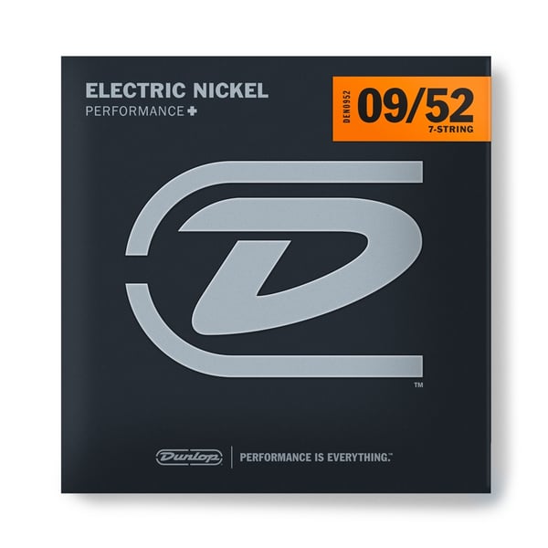 Dunlop DEN0952 Nickel Plated Steel, Extra Light, Set/7