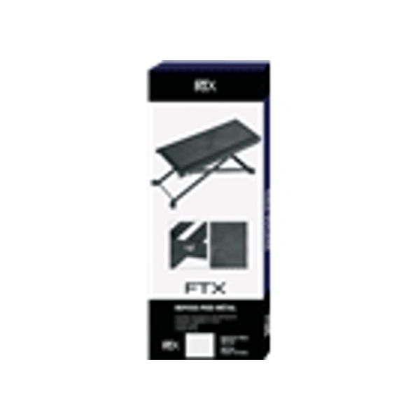 RTX FTX Poggia Piede per Chitarra Classica Metallo Nero