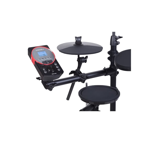 MEDELI Batteria elettronica compatta, pieghevole e dal design elegante con Snare Pad a 2 zone da 10" ed espandibiltà a 2 Crash e 4 Tom.