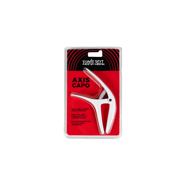 Ernie Ball Capo Axis Dual Radius 9616, bianco